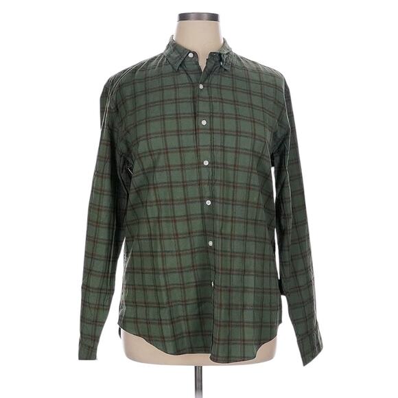 Frank & Eileen FINBAR Plaid Button Down Shirt Green XL Ling Sleeve Casual - Picture 5 of 14